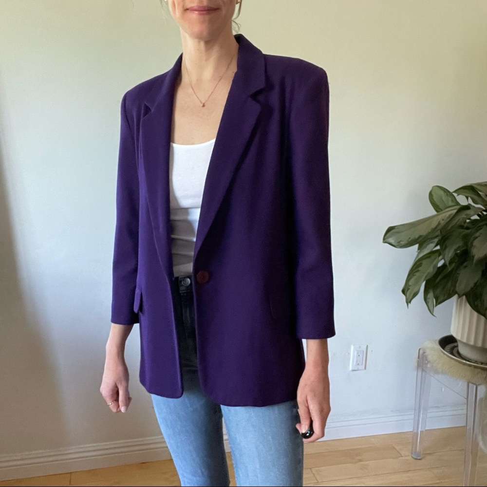 Vintage Purple Blazer